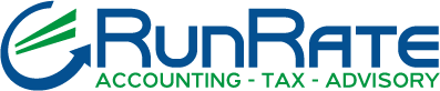 RunRate - Accounting, Tax, Advisory Logo